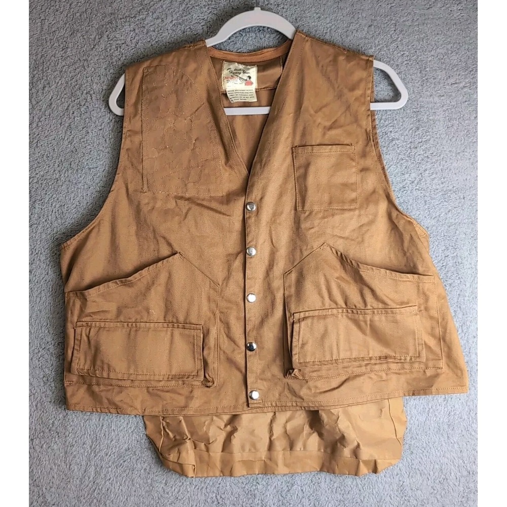 Newco Hunting Vest Mens‎ L Vintage 80s Shooting Outdoorsman Sportswear Mountain